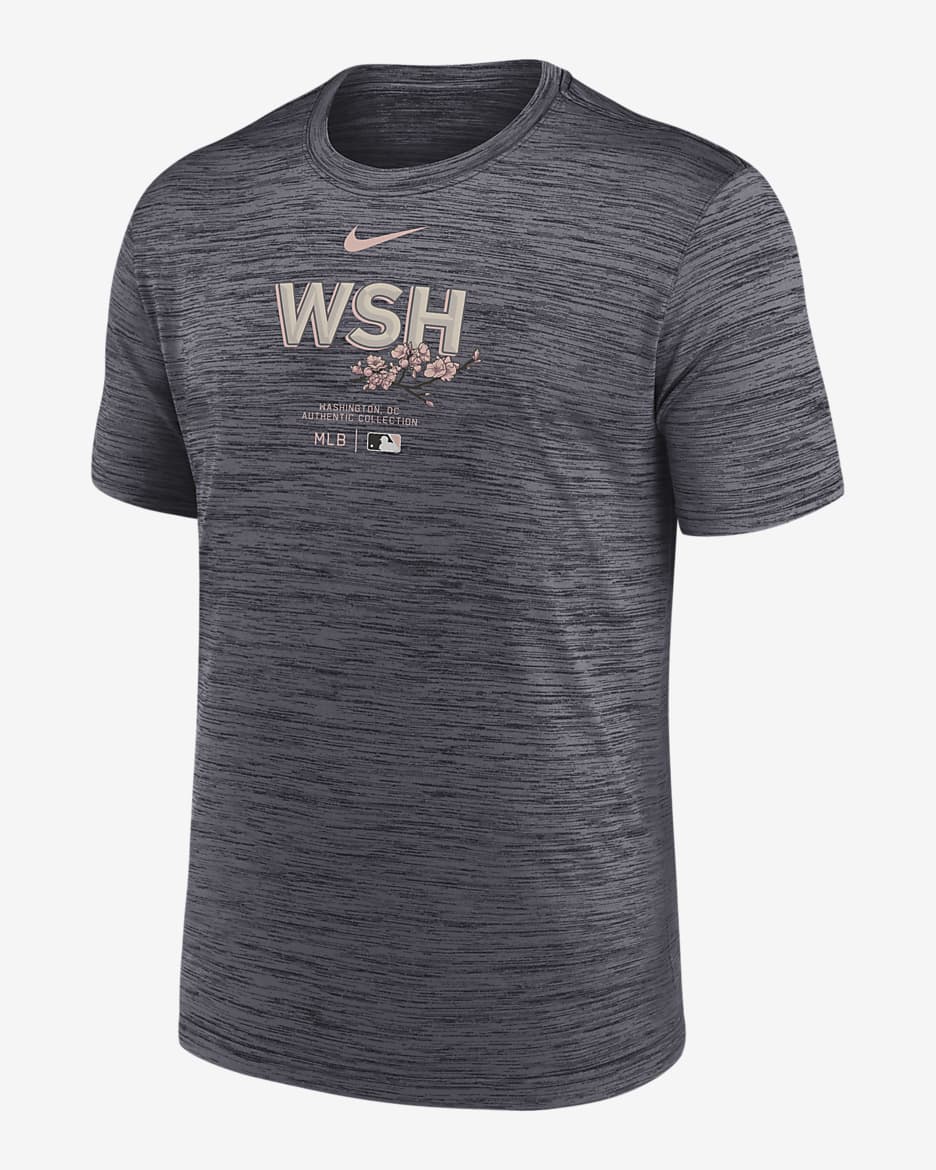 Washington Nationals City Connect Practice Velocity Men s Nike Dri FIT MLB T Shirt